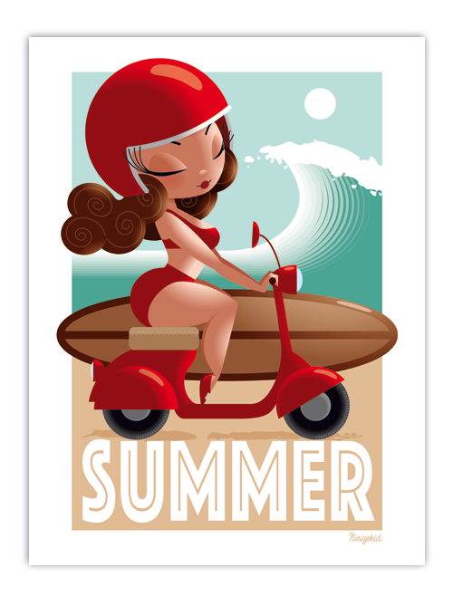 Carte postale Summer