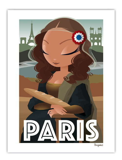 Affiche Paris - Joconde