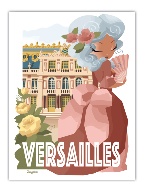 Affiche Paris - Versailles