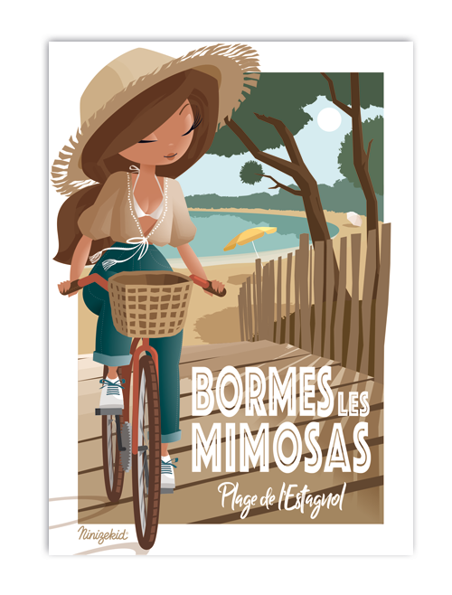 Affiche Bormes-les-Mimosas