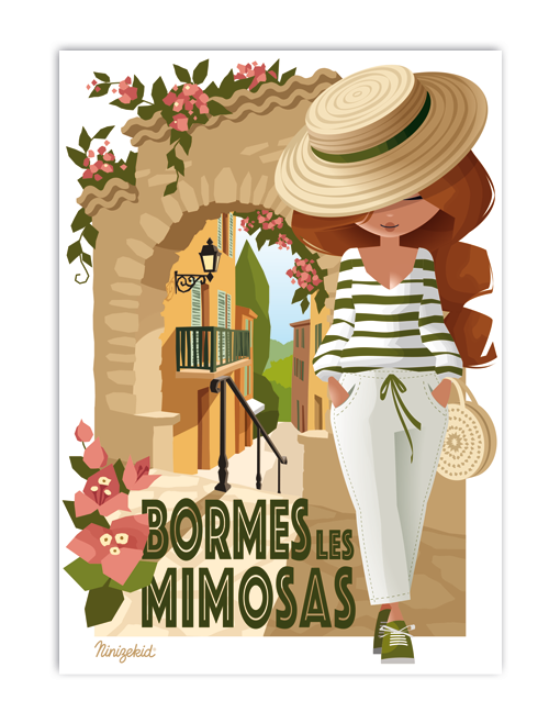 Affiche Bormes-les-Mimosas