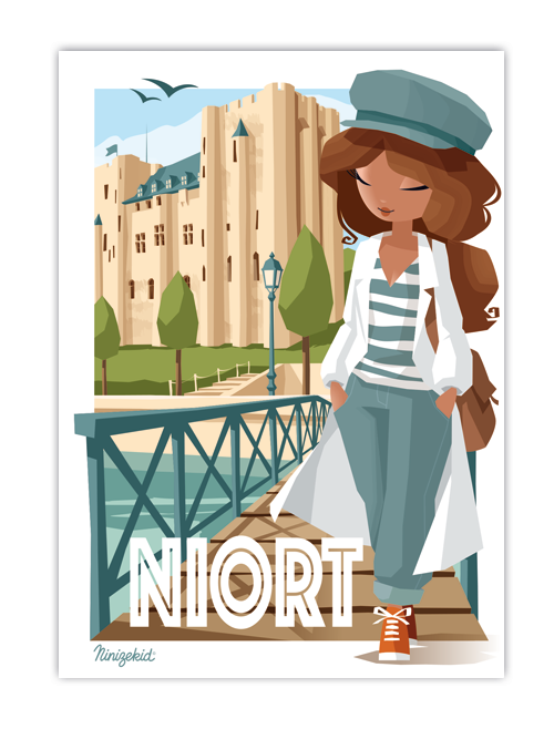 Carte postale Niort