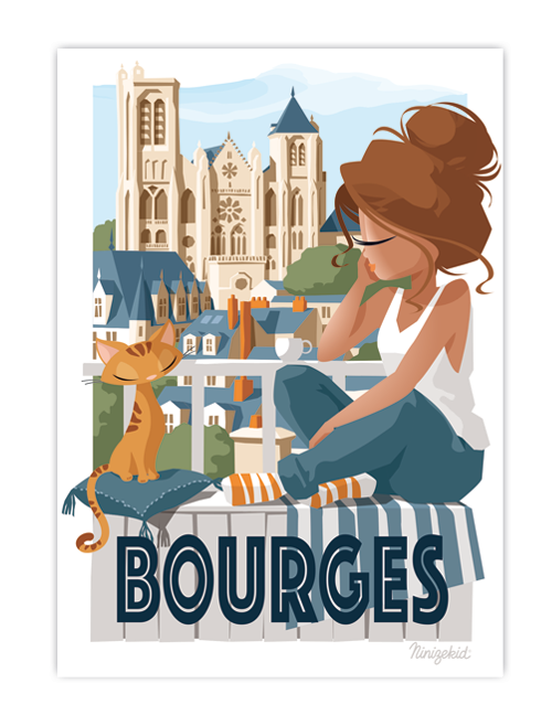 Affiche Bourges