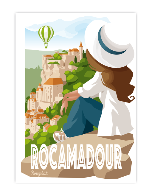 Affiche Rocamadour